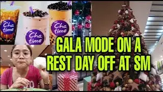 GALA MODE ON A REST DAY OFF-DAY 1|SM CITY CEBU|GROCERY TIME|CHATIME|MANG INASAL