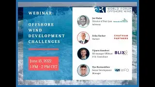 WFO Webinar: Offshore Wind Development Challenges