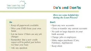 Home Buyer Series - Episode 13 of 14 Do's & Don'ts When Buying A Home!