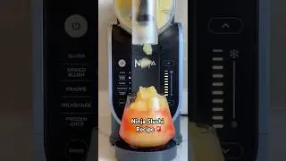 Peach Bellini-Mosa in the Ninja Slushi! #ninja #ninjakitchen #slushies #cocktail