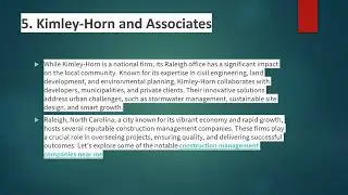 Engineering Firms Thriving in Raleigh,&nbsp;NC