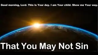 N287 - That You May Not Sin - 1 John 2