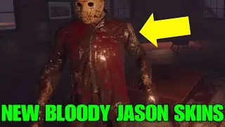 ALL BLOODY JASON SKINS, AND NEW COUNSELOR DLC!! | Friday the 13th: The Game