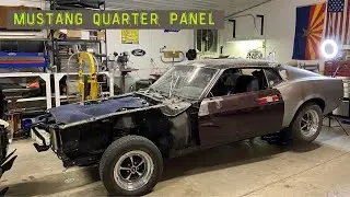 How to replace Fastback Mustang quarter panel (American muscle car restoration)