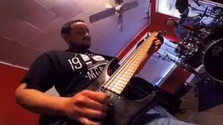 Drum and Bass Solo 2 - La Bella Game of Death Strings - MTD Kingston ZX5 - DW Drums