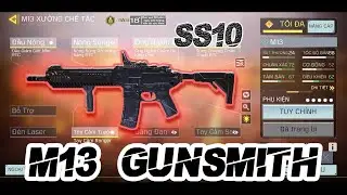 M13 GUNSMITH in BATTLE ROYALE | Best Meta Season10 | CODM | HuyNHA