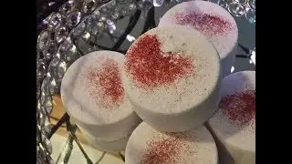 Making Strawberry Kiss Bath Bombs