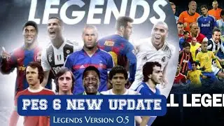 PES 6 Update 2022. Legends Version 0.5. #pes6 #pespatch #Pes2022