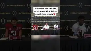This Nick Saban moment after Alabama lost in the National Championship 2 years ago 🙏