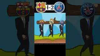 Real & PSG troll Bar&ccedil;a 😂 (UCL Bar&ccedil;a 1-2 PSG)