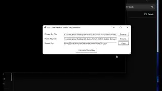 GUI Generator Kluczy Diffie Hellman