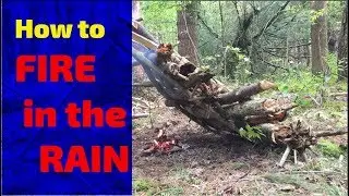 Fire Shield: How To Protect Your Fire in the Rain with an Angled Windbreak