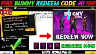 FREE FIRE REDEEM CODE TODAY 27 SEPTEMBER BUNNY BUNDLE| FF REWARDS REDEEM CODE | FF REDEEM CODE TODAY