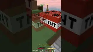 TNT Jumping to win Minecraft Skywars 😁 #shorts