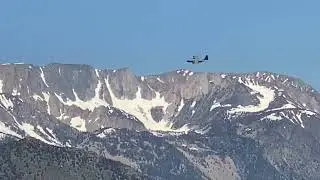 Low Level Cargo Transport  Fly-by - Mono Lake  7-4-23 🇺🇸 #johnminarphotography