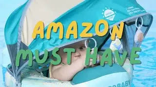 Baby&rsquo;s Water Fun! 🐚 Mambobaby Float with Canopy &ndash; Safe & Adorable Infant Swim Float