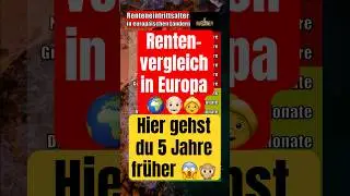 Rente in Europa 2025: DAS sind die Gewinner & Verlierer!
