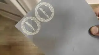Оптоволоконный маркер - Гравировка резины для печати! Тесты.