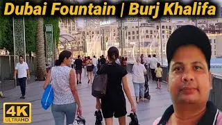 Burj Khalifa Dubai Fountain Show | Magical Dubai Nights 2025 @parwezakhtervlogs 😍