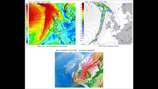 Windscale Fire 1957 - Weather and Dispersion Trajectories