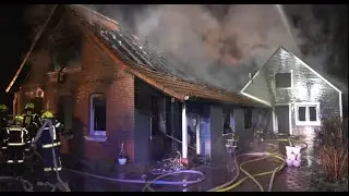 WOHNHAUS UND GARAGE GEHEN IN UPGANT SCHOTT IN FLAMMEN AUF