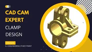 clamp design by solid work// #solid works CAD CAM expert