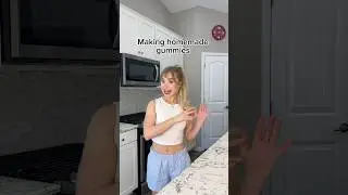 Making homemade gummies