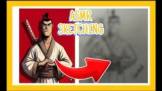 ASMR Sketching Samurai Jack @exoticart666
