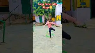 Long Jump with Rings😀 #school #activity #basic #shorts #short #longjump