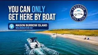 You Can ONLY Get Here by Boat 🚤 | MasonBoro Island Wilmington NC