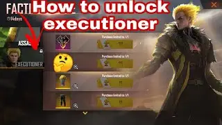 Free fire how to unlock executioner