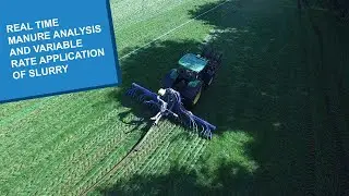 Real time manure analysis and variable rate application of slurry