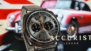 Accurist 7365 retro racer a 70's inspired chronograph with a lot of vintage flare.
