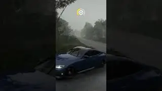 Realistic Stormy Atmosphere In Forza Horizon 5 #bmw #forzahorizon5 #cargame #trendshorts