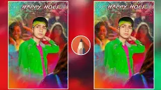 Holi Photo Editing ||Holi 2022 New Tricks|| Autodesk Sketchbook Holi Photo Editing|| Alone Design 2M