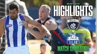 Melbourne v North Melbourne Highlights | Match Simulation, 2026 | AFL