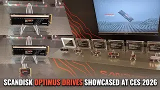 Sandisk Optimus Drives, USB Flash Drives, CFexpress And microSD Cards Showcased At CES 2026
