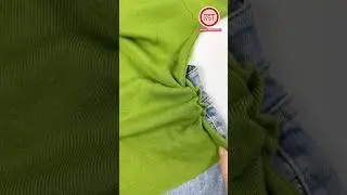 If the hem of your sweater is too long, don&rsquo;t cut it. It&rsquo;s simple and fashionable to shorten it