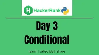 HackerRank Day 3: Conditional Statements | Python