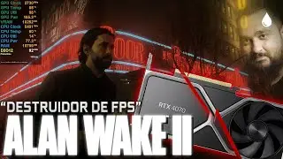 Alan Wake 2 - Esse &eacute; o destruidor de GPUS! Testando com a RTX 4070 12GB (Full HD &agrave; 4K DLSS3 + RT)