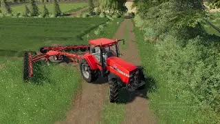 FS 2019: harvesting wheat and mowing grass for haylage.