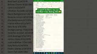 Flash fill in Excel ‼️#shorts #computer #excel #flashfill