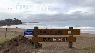 Sandy bay, New Zealand