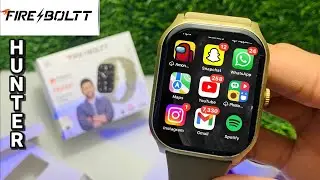 The World's *BIGGEST DISPLAY* Calling Smartwatch Under ₹2000⚡️ Fire-Boltt HUNTER Smartwatch Review!