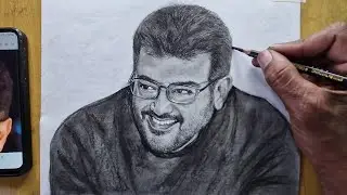 Vidamuyarchi | Thala Ajith | Pencil Drawing | MAGIMAY ARTS #vidamuyarchi #thalaajith #drawing #art