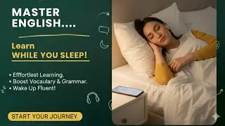 Learn English While Sleeping | Subconscious English Learning for Beginners // 