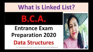 What is Linked List? Data Structures | BCA Entrance Exam Preparation #anjaliluthra #programming