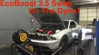 3.5L EcoBoost Swapped Mustang on the Dyno at MPT! (And Test Drive)