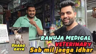 Saarco Bhaag Gaya😂😱 || Ranuja Medical Har problem ki dawa mil jaegi yaha || Al Mehtab Goat Farm