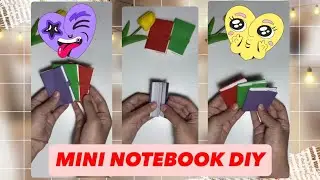 How to Make a Mini Paper Notebook | Easy DIY Paper Craft for Beginners #diy #handmade #papercraft